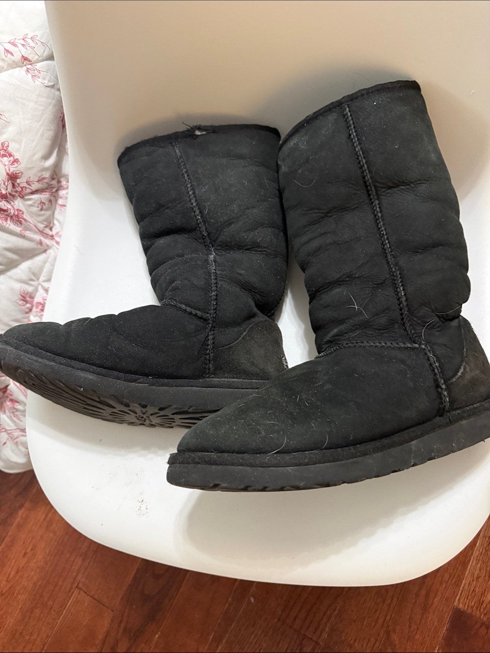 UGG Black Mid-Calf Winter Boots